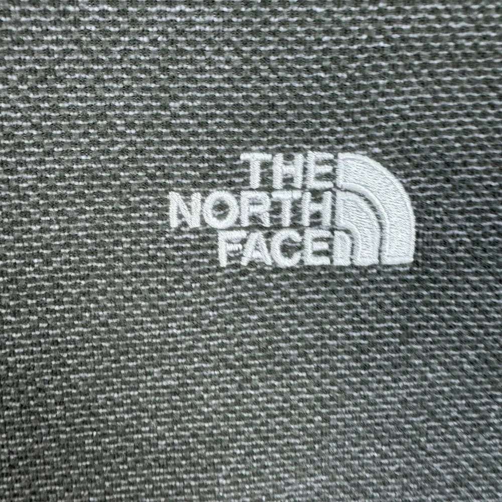 The‎ North Face 1/4 Zip Fleece Pullover Men XL Gray Textured Outdoor Hiking